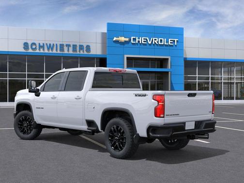 Summit White 2026 Chevrolet Silverado 3500 LTZ
