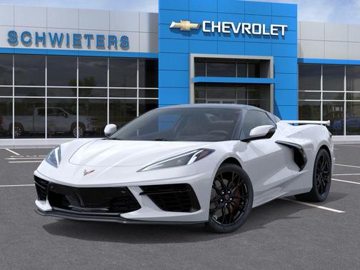 Arctic White 2026 Chevrolet Corvette Stingray w/2LT