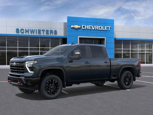 Cypress Gray 2026 Chevrolet Silverado 3500 LT