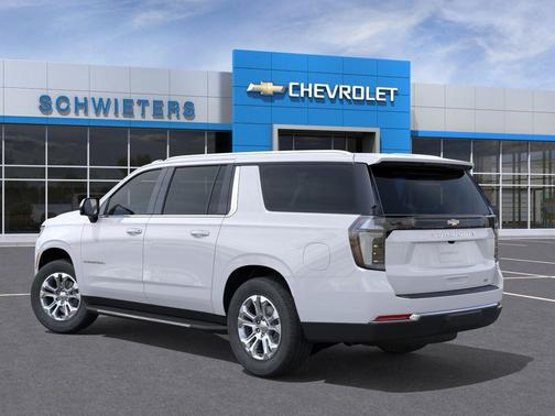 Summit White 2026 Chevrolet Suburban LT