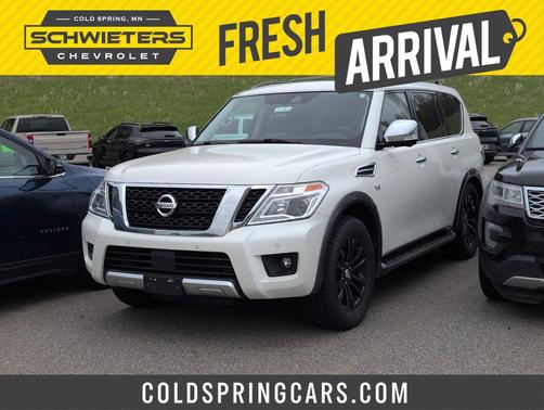 Pearl White 2018 Nissan Armada Platinum