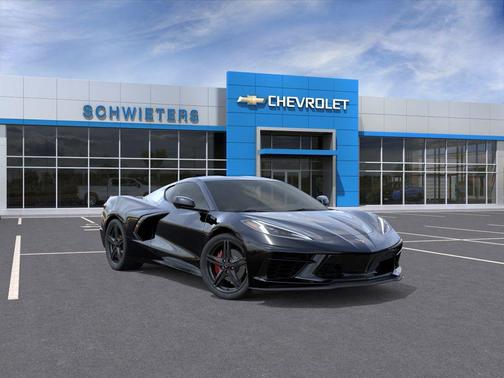Black 2026 Chevrolet Corvette Stingray w/1LT