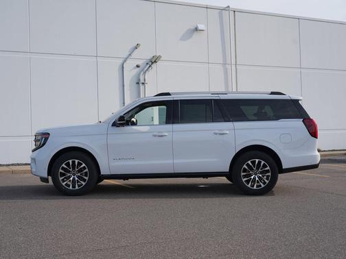 Summit White 2025 Ford Expedition Max Platinum