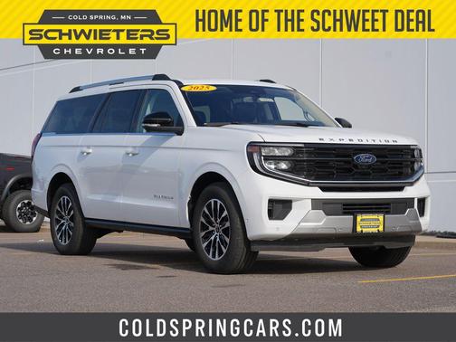Summit White 2025 Ford Expedition Max Platinum