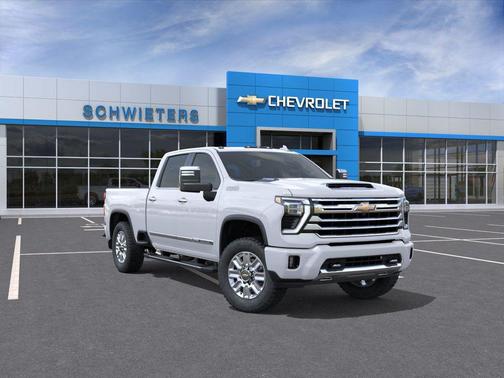 Polar White Tricoat 2026 Chevrolet Silverado 3500 High Country