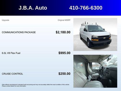 2020 Chevrolet Express 2500 RWD 2500 Regular Wheelbase WT