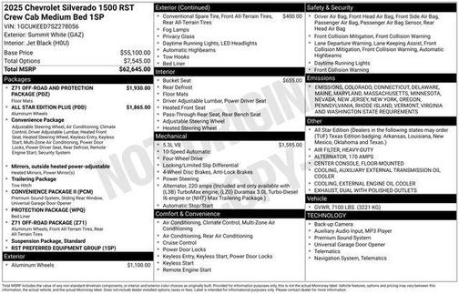 2025 Chevrolet Silverado 1500 RST