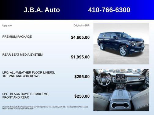 2021 Chevrolet Tahoe 4WD High Country