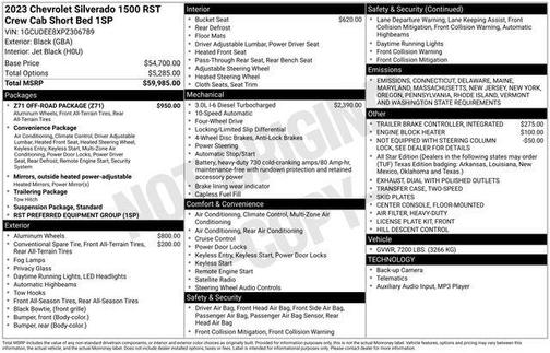 2023 Chevrolet Silverado 1500 RST