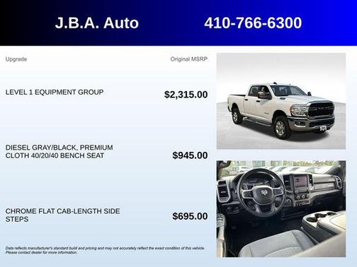 2023 RAM 2500 Big Horn Crew Cab 4x4 6'4' Box