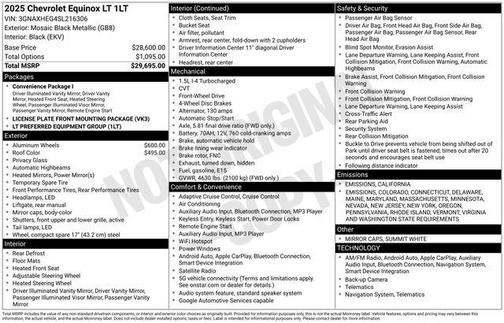 2025 Chevrolet Equinox 1LT