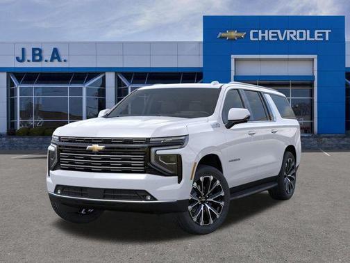 Polar White Tricoat 2026 Chevrolet Suburban High Country, 4WD