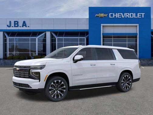 Polar White Tricoat 2026 Chevrolet Suburban High Country, 4WD