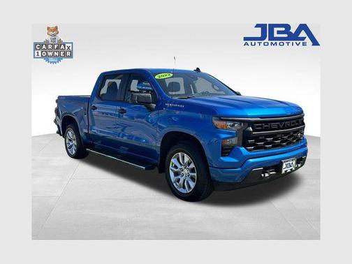 Glacier Blue Metallic 2022 Chevrolet Silverado 1500 Custom
