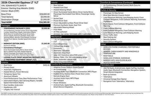 2026 Chevrolet Equinox 1LT