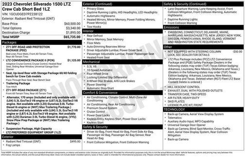 2023 Chevrolet Silverado 1500 LTZ