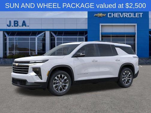 Summit White 2026 Chevrolet Traverse LT