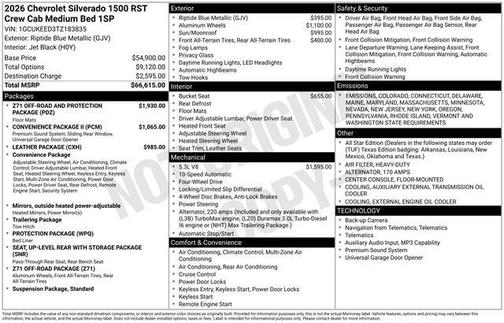 2026 Chevrolet Silverado 1500 RST