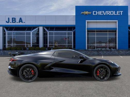 Black 2026 Chevrolet Corvette Stingray w/1LT