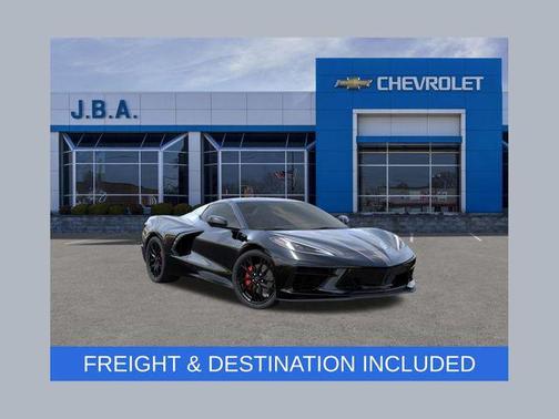 Black 2026 Chevrolet Corvette Stingray w/1LT