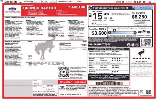 2024 Ford Bronco Raptor