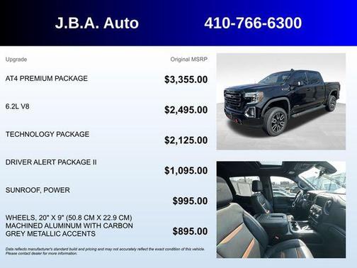 Onyx Black 2020 GMC Sierra 1500 AT4