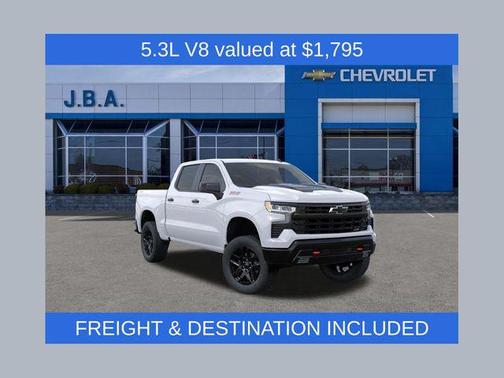 Summit White 2026 Chevrolet Silverado 1500 LT Trail Boss
