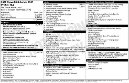 2020 Chevrolet Suburban Premier