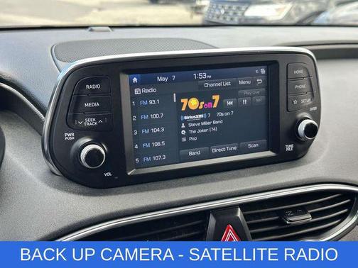 Machine Gray 2019 Hyundai SANTA FE SEL 2.4
