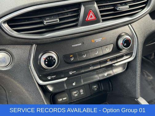 Machine Gray 2019 Hyundai SANTA FE SEL 2.4
