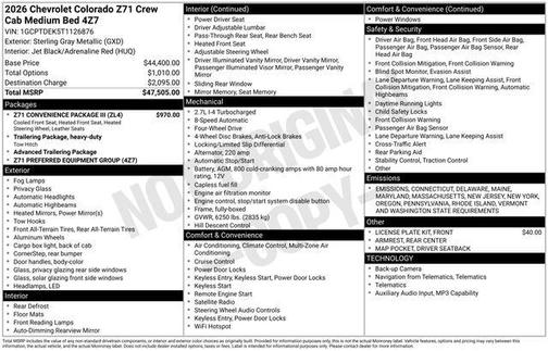 2026 Chevrolet Colorado Z71
