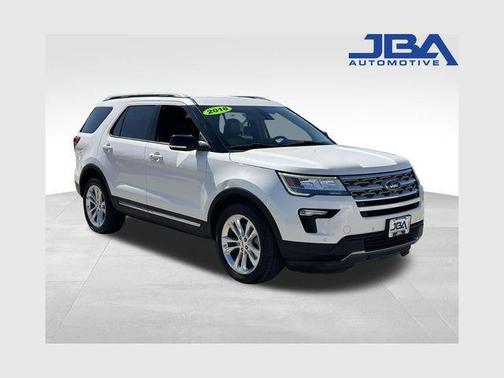 White Platinum 2018 Ford Explorer XLT