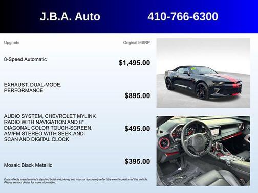 2016 Chevrolet Camaro 2SS