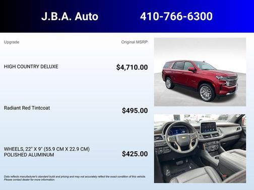 2024 Chevrolet Tahoe 4WD High Country