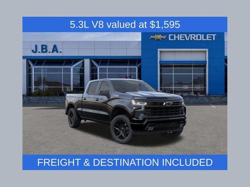 Black 2026 Chevrolet Silverado 1500 RST