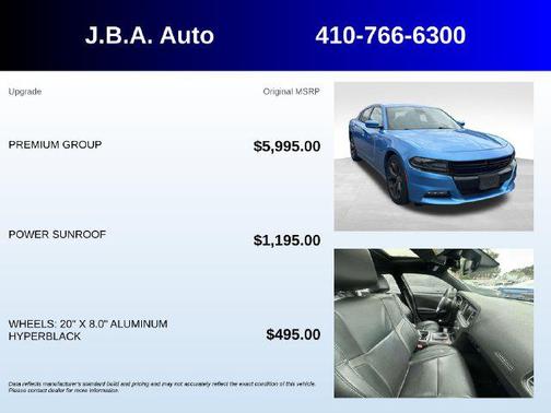 B5 Blue Pearl Coat 2015 Dodge Charger R/T