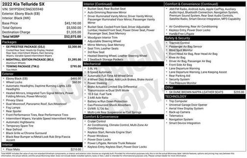 2022 Kia Telluride SX