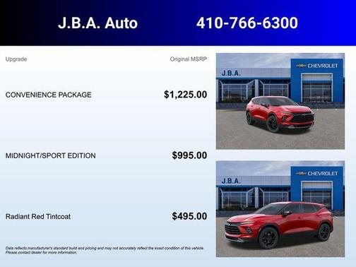Radiant Red Tintcoat 2026 Chevrolet Blazer 2LT