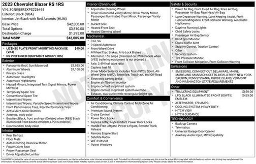 2023 Chevrolet Blazer RS