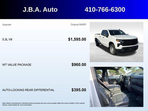 Summit White 2026 Chevrolet Silverado 1500 WT