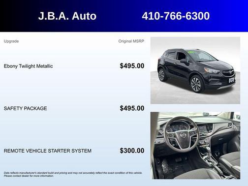 Ebony Twilight Metallic 2022 Buick Encore Preferred