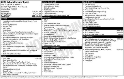 2020 Subaru Forester Sport