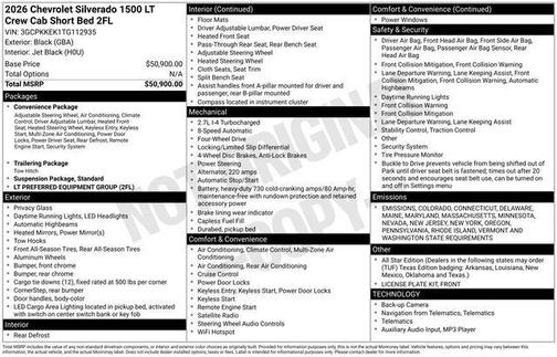 2026 Chevrolet Silverado 1500 LT