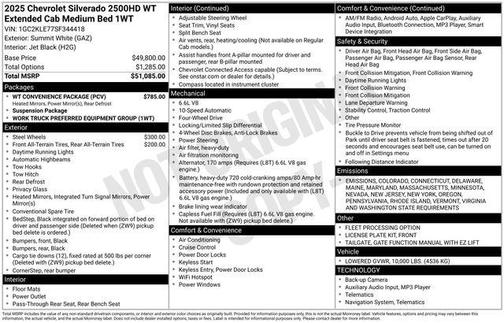 2025 Chevrolet Silverado 2500 WT