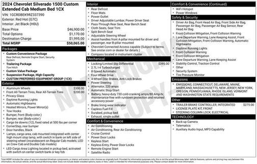 2024 Chevrolet Silverado 1500 Custom