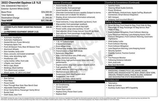 2022 Chevrolet Equinox LS