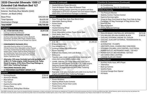 Northsky Blue Metallic 2020 Chevrolet Silverado 1500 LT