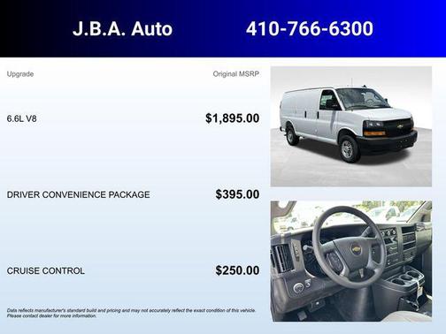 2025 Chevrolet Express 3500 RWD 3500 Regular Wheelbase WT