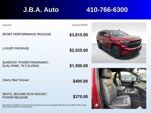 2022 Chevrolet Tahoe 4WD RST