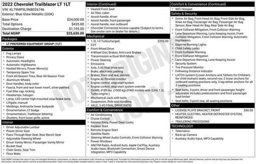2022 Chevrolet Trailblazer LT